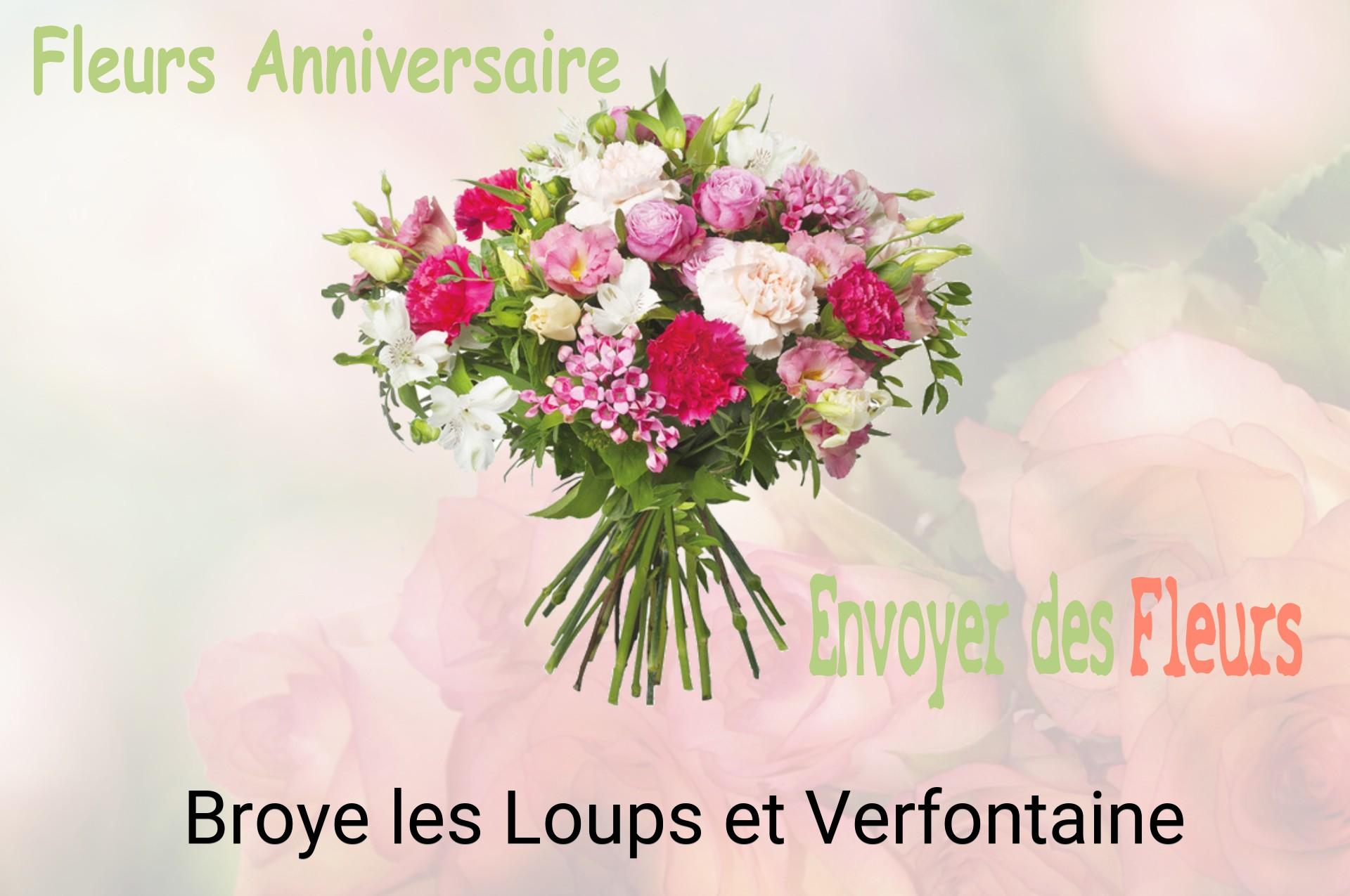 Bouquet de fleurs d’anniversaire livré à Broye-les-Loups-et-Verfontaine