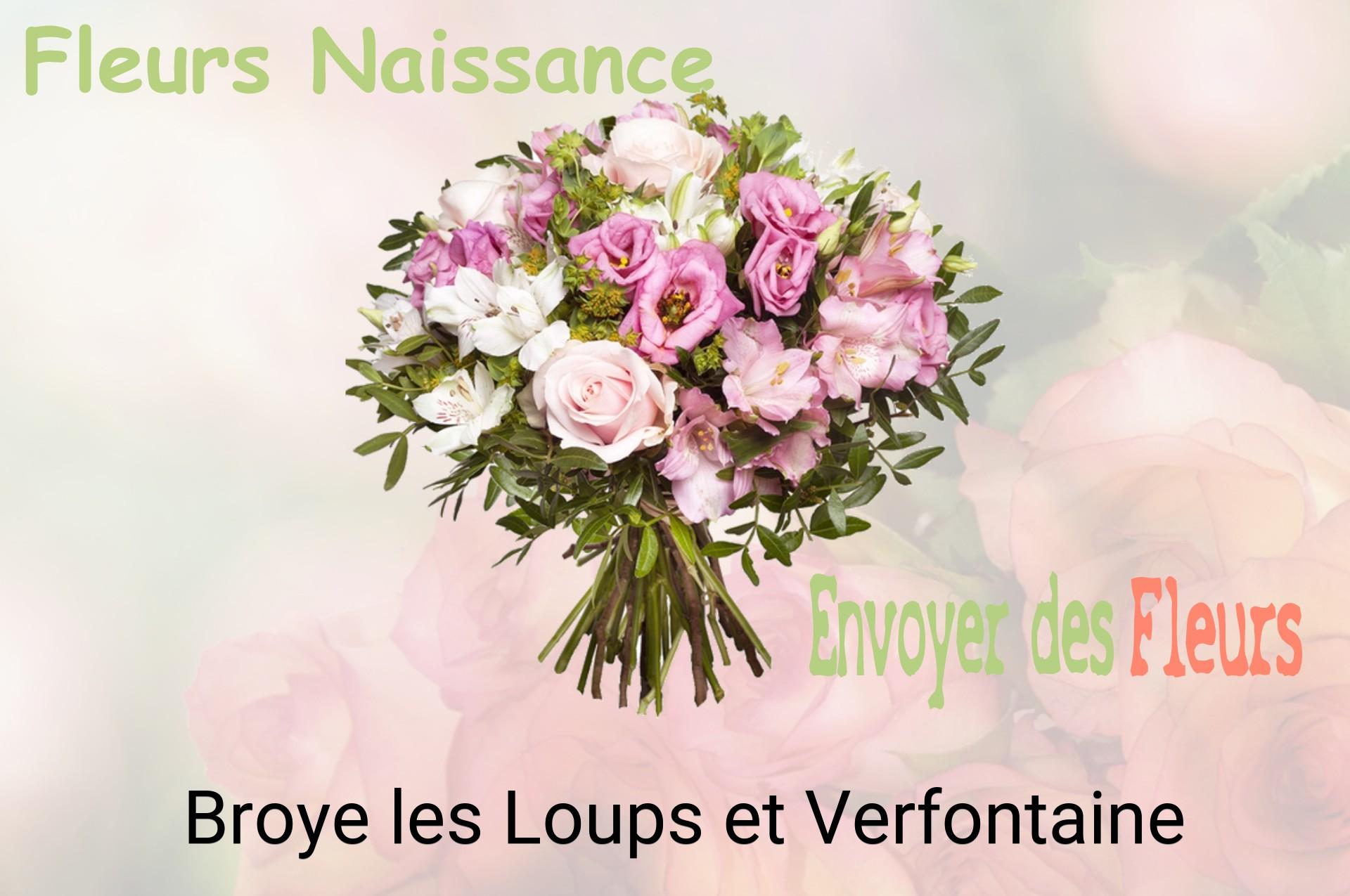Bouquet de fleurs de naissance livré à Broye-les-Loups-et-Verfontaine