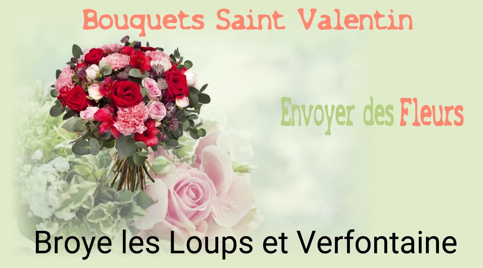 Roses de Saint-Valentin livrées à Broye-les-Loups-et-Verfontaine